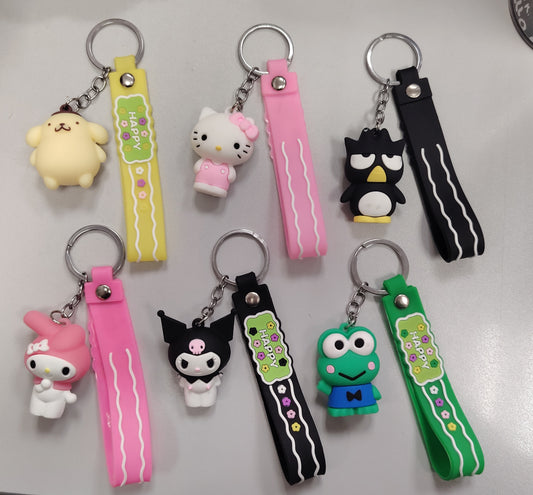 Sanrio Team key chain in 65mm capsule