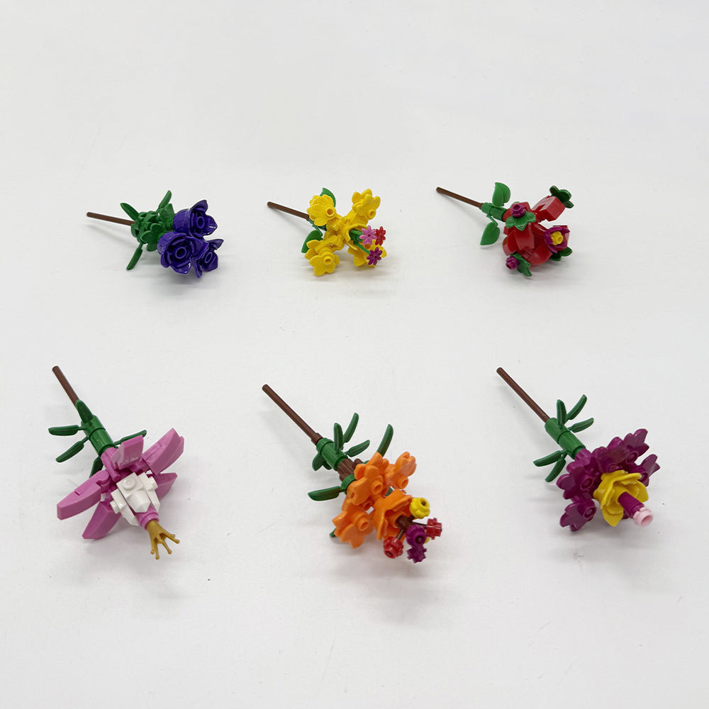 Brick Flower 6pc capsule box(65mm)