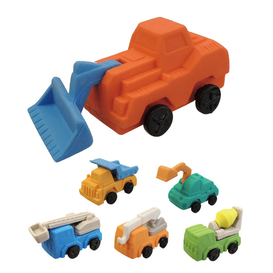 Construction Vehicle Eraser in 50mm cap