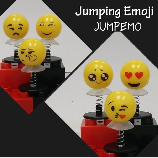 Jumping Emoji in 56mm capsule