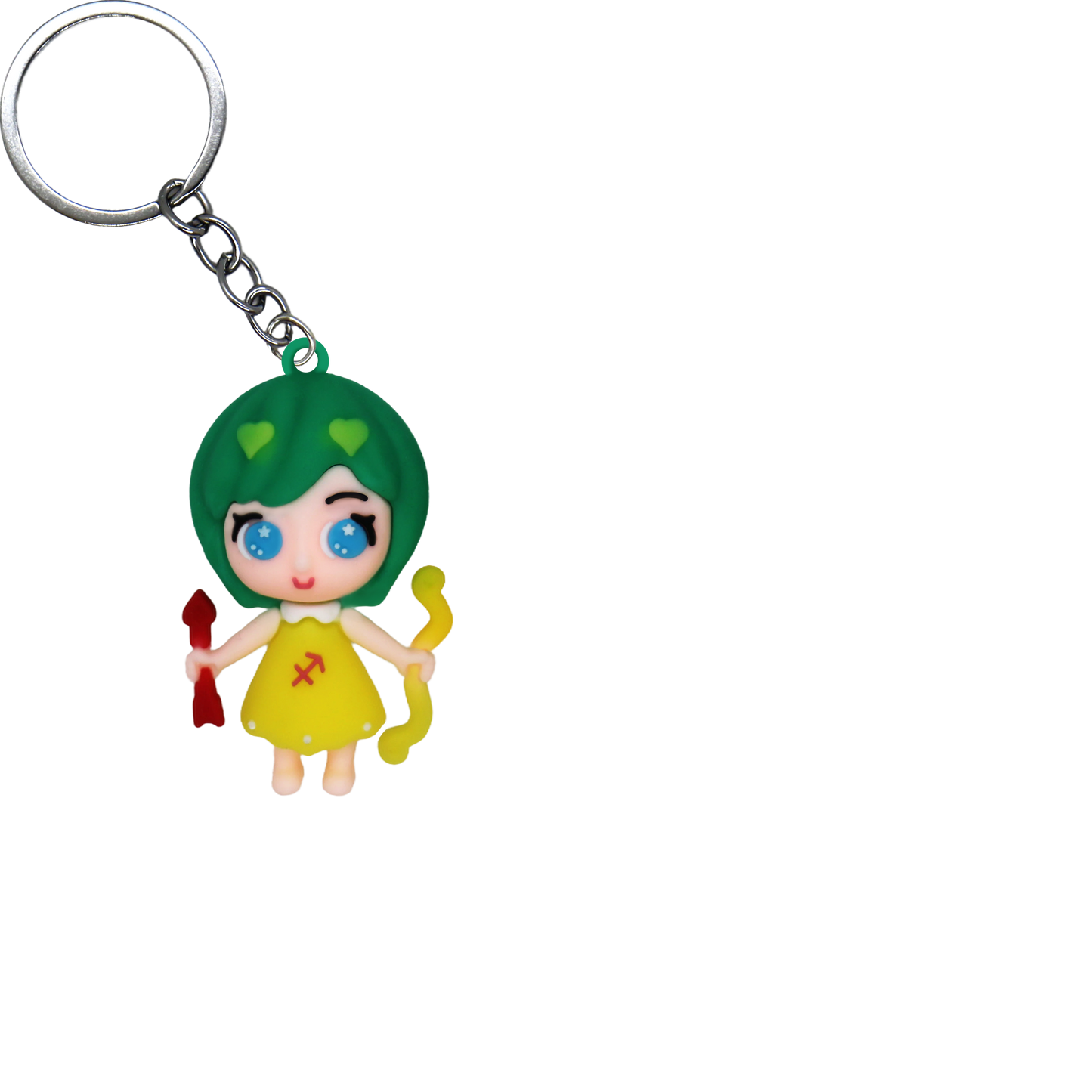Zodiac Friends PVC Figure Keychain in 65mm capsule