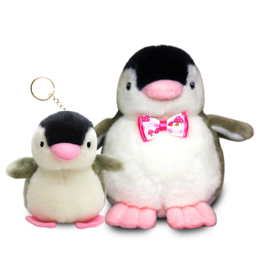 Plush Penguin Grey Color(big & small per bag)