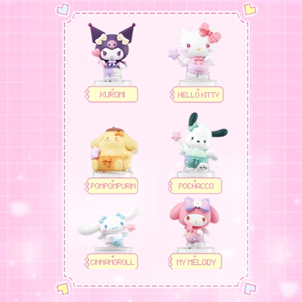 Sanrio Little Cupid Magnetic Figure Box Set (6 styles) - Price per piece