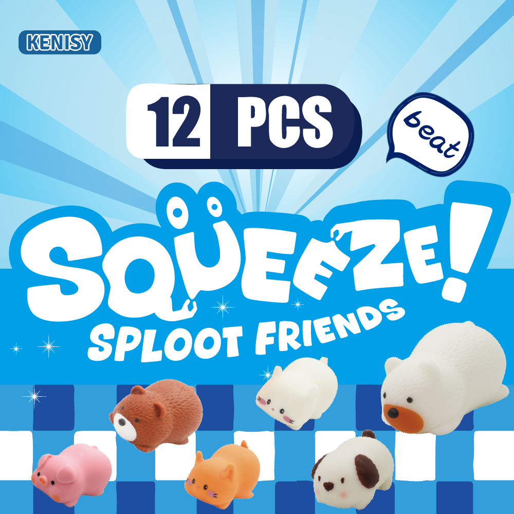 Squeeze Sploot Friends, Squishy Fidget Toys
