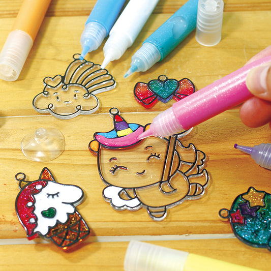 Sparkly Ornament Suncatcher