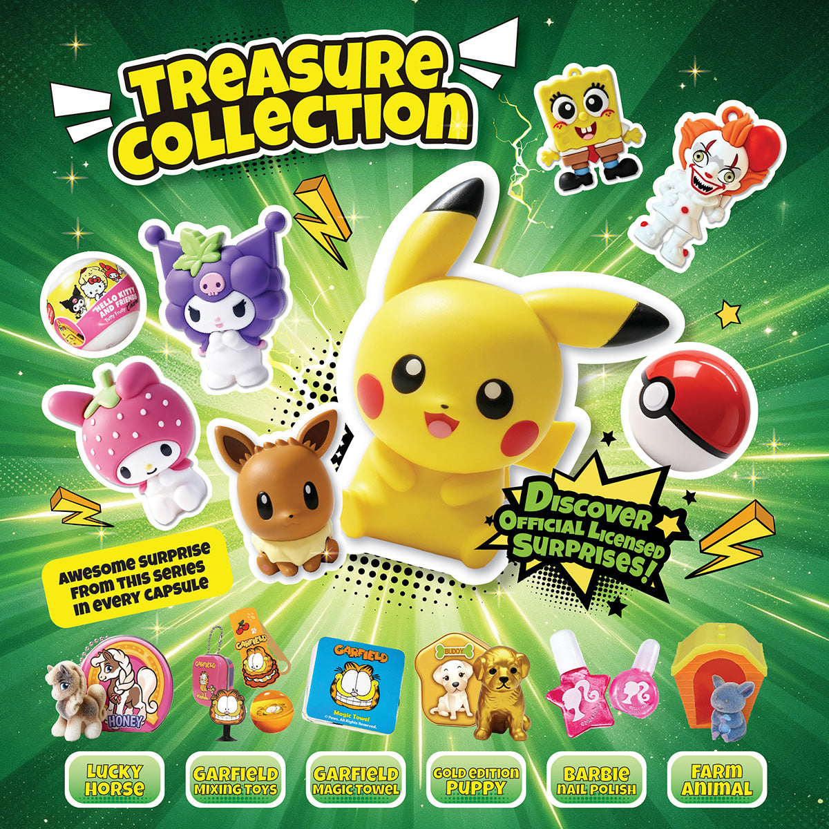 Treasure Collection Mix Capsule in 50/65mm capsule