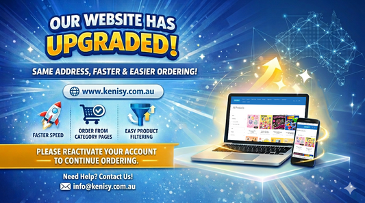 Our Website Has Been Upgraded – Same Address, Faster & Easier Ordering