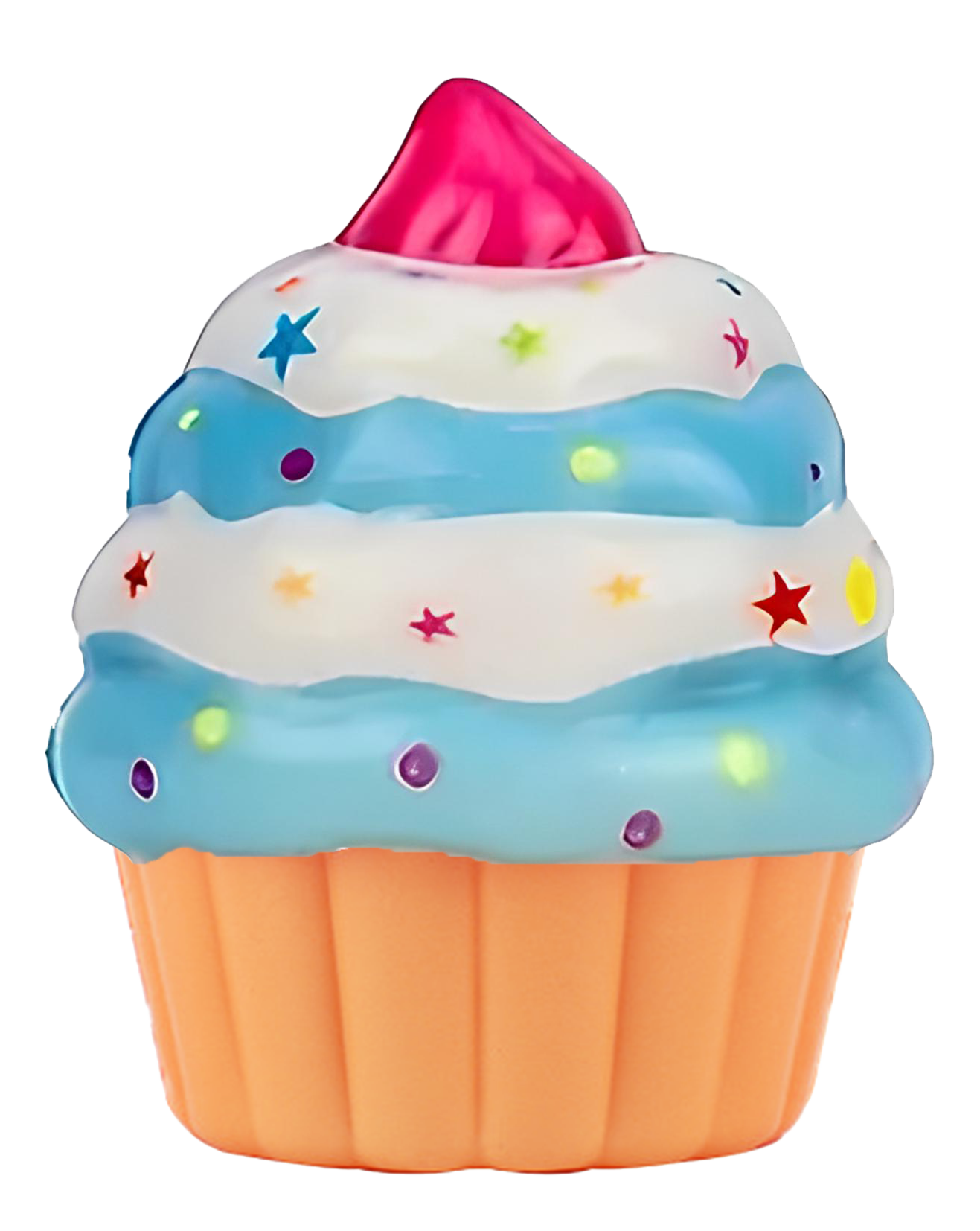 Squishy slow rising Cup Cake Keychain in 65mm cap