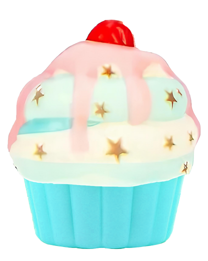 Squishy slow rising Cup Cake Keychain in 65mm cap