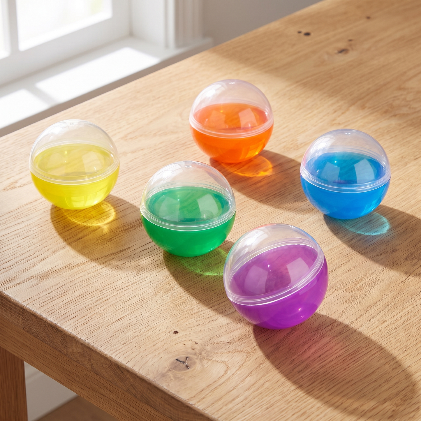 100mm empty capsule 5 colors - 50pcs/bag