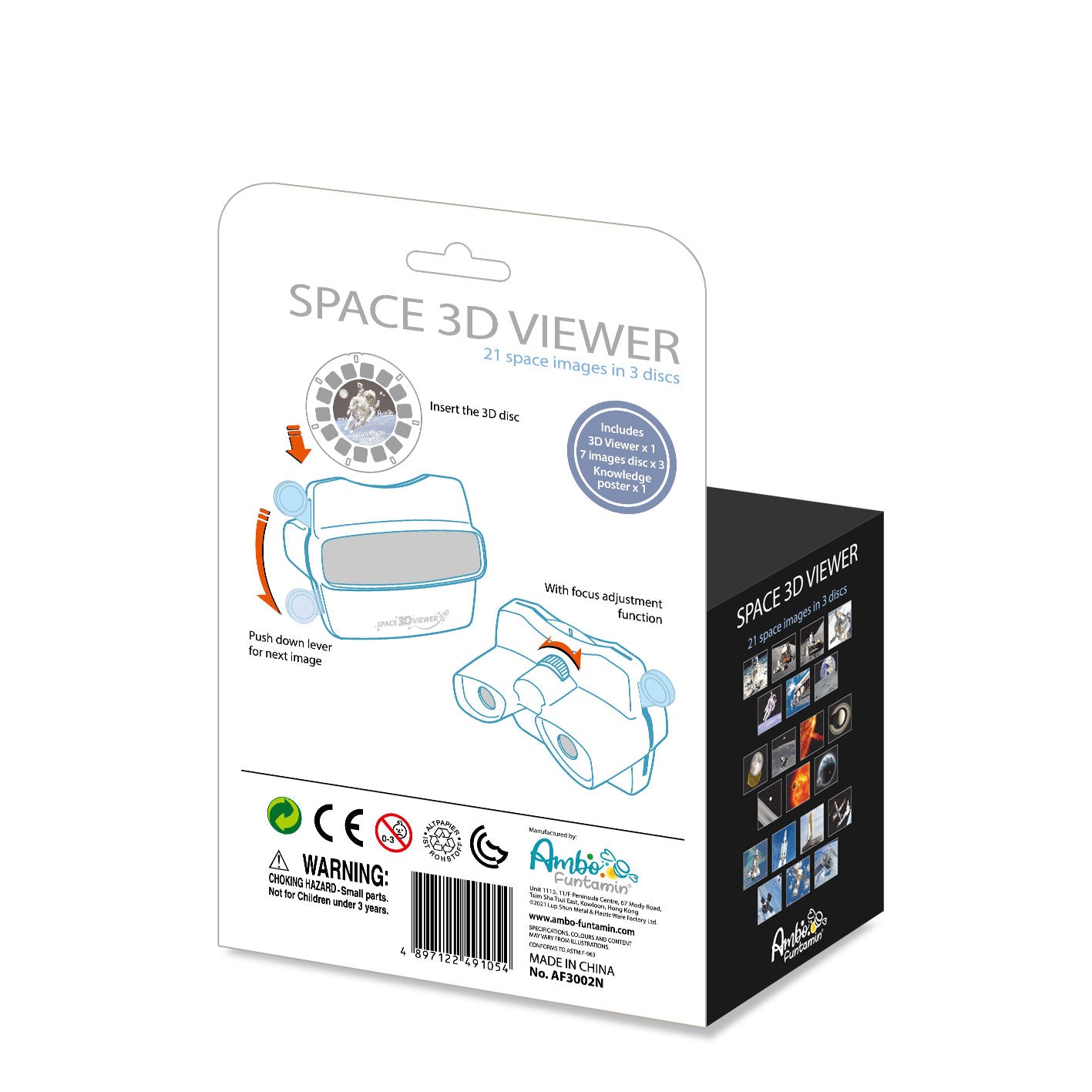 Space 3D viewer with 21 images