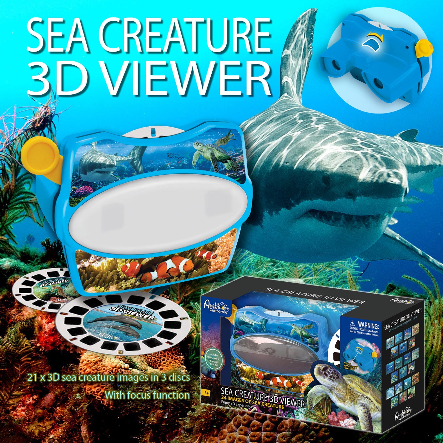 Sea Creature 3D Viewer with 21 images
