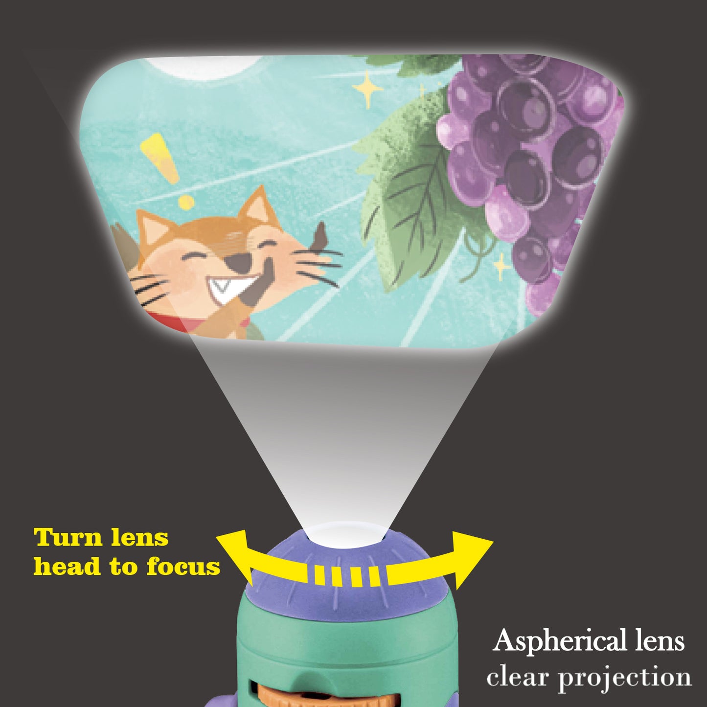 Storytelling camp light w/12disc(6 stories)