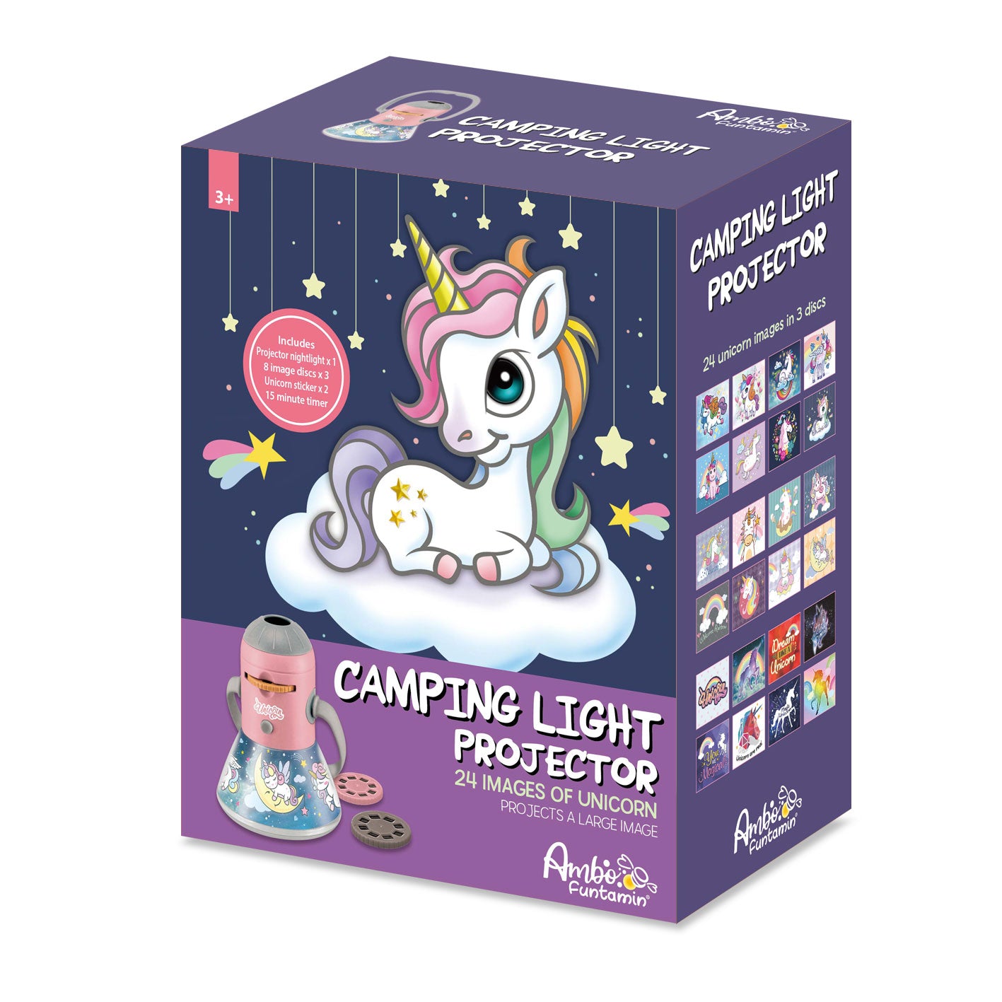 Unicorn camping light projector