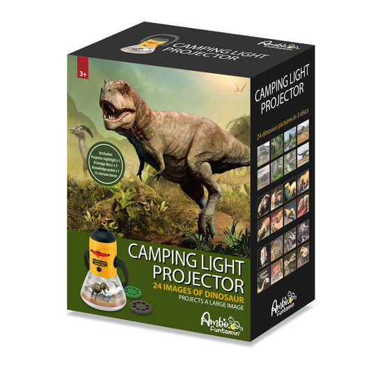 Dinosaur mini camping light projector