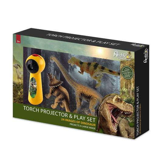 Dinosaur projector & play set