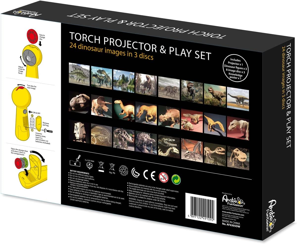 Dinosaur projector & play set