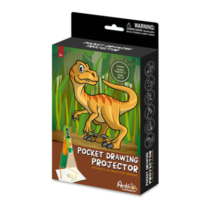 Dinsoaur pocket drawing projector w/6 image