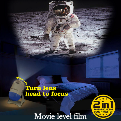 Planetarium projector w/ 2 projection