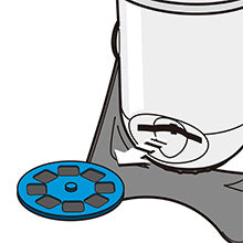 Planetarium projector w/ 2 projection