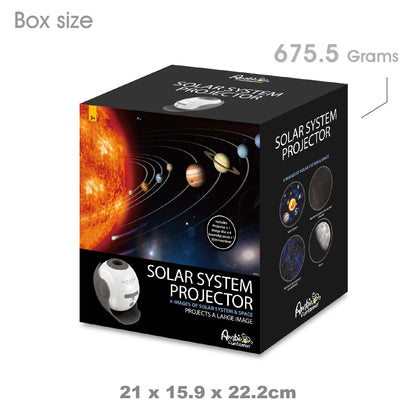 Solar system projector with 4 image disc