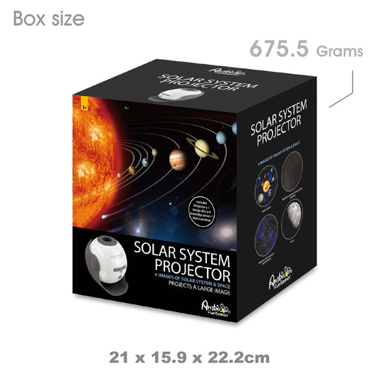 Solar system projector with 4 image disc