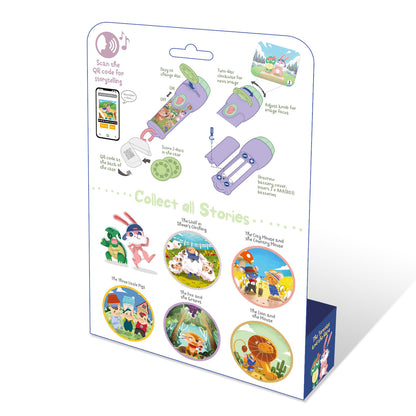 Storytelling large torch projector w/ 1 story