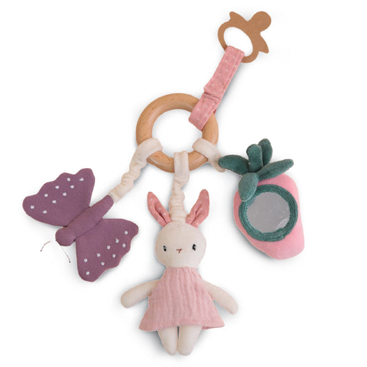 Organic Rabbit Activity Ring plush toys 29cm
