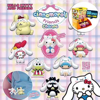Cinnamoroll Friends Sanrio Charms Countertop Capsule Display(65mm L18)