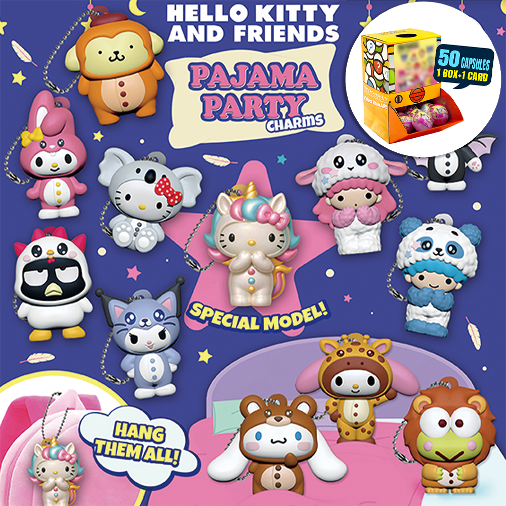 Hello Kitty PJ Charms Countertop Capsule Display(65mm L18)