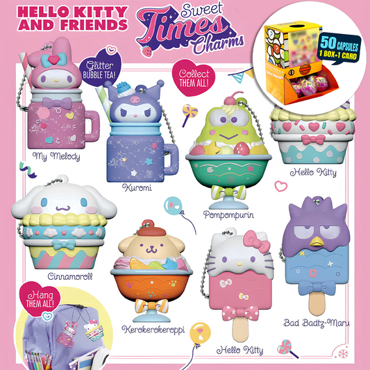Hello Kitty Sweet Times Charms Countertop Capsule Display(5cm L40)