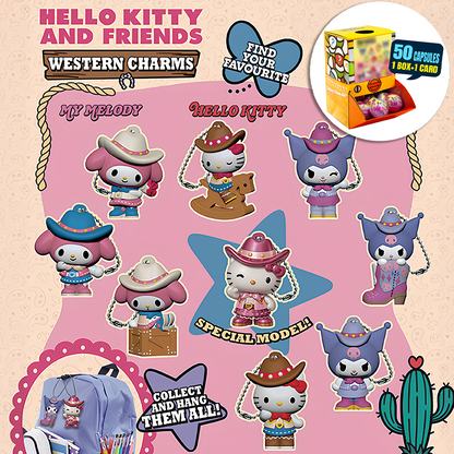 Hello Kitty Western Charms Countertop Capsule Display(65mm L18)