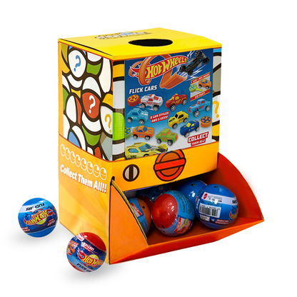 Hot Wheels Flick Cars 2 Countertop Capsule Display(5cm L40)
