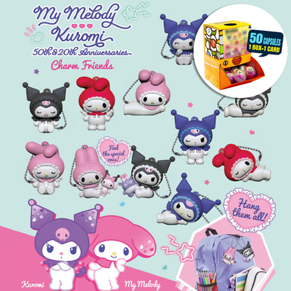 My Melody & Kuromi Charms Countertop Capsule Display(5cm L40)