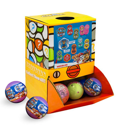 Paw Patrol Weebles Countertop Capsule Display(5cm L40)