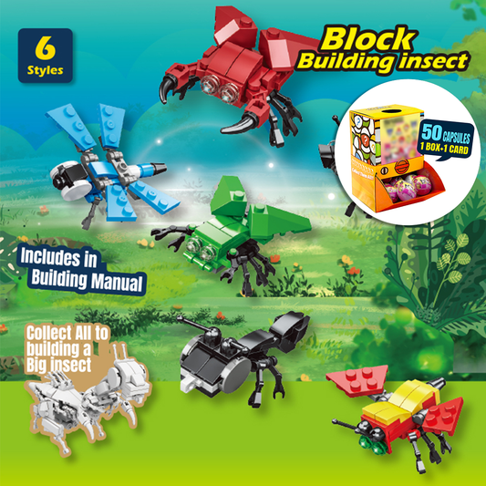 Brick Insect Countertop Capsule Display(70mm L16)