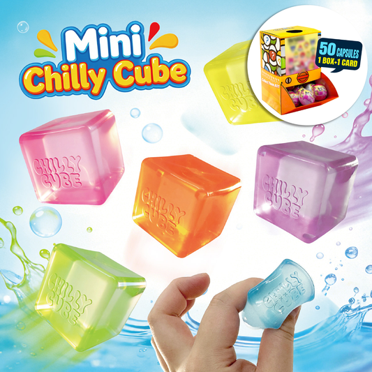 Mini Chilly Cube Gummy Countertop Capsule Display(5cm L40)