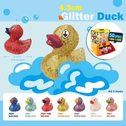 4.3cm Glitter Duck Countertop Capsule Display(5cm L40)