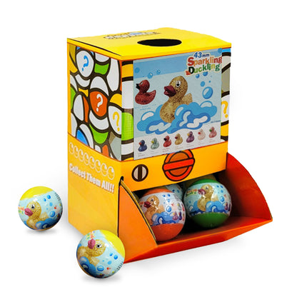4.3cm Glitter Duck Countertop Capsule Display(5cm L40)