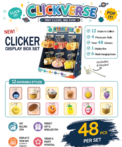 [Pre-order Oct.2026 arrival] Clickverse Clicker (48 clickers) Display Box Set