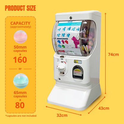 Capsule Vending machine(1 container) - White color