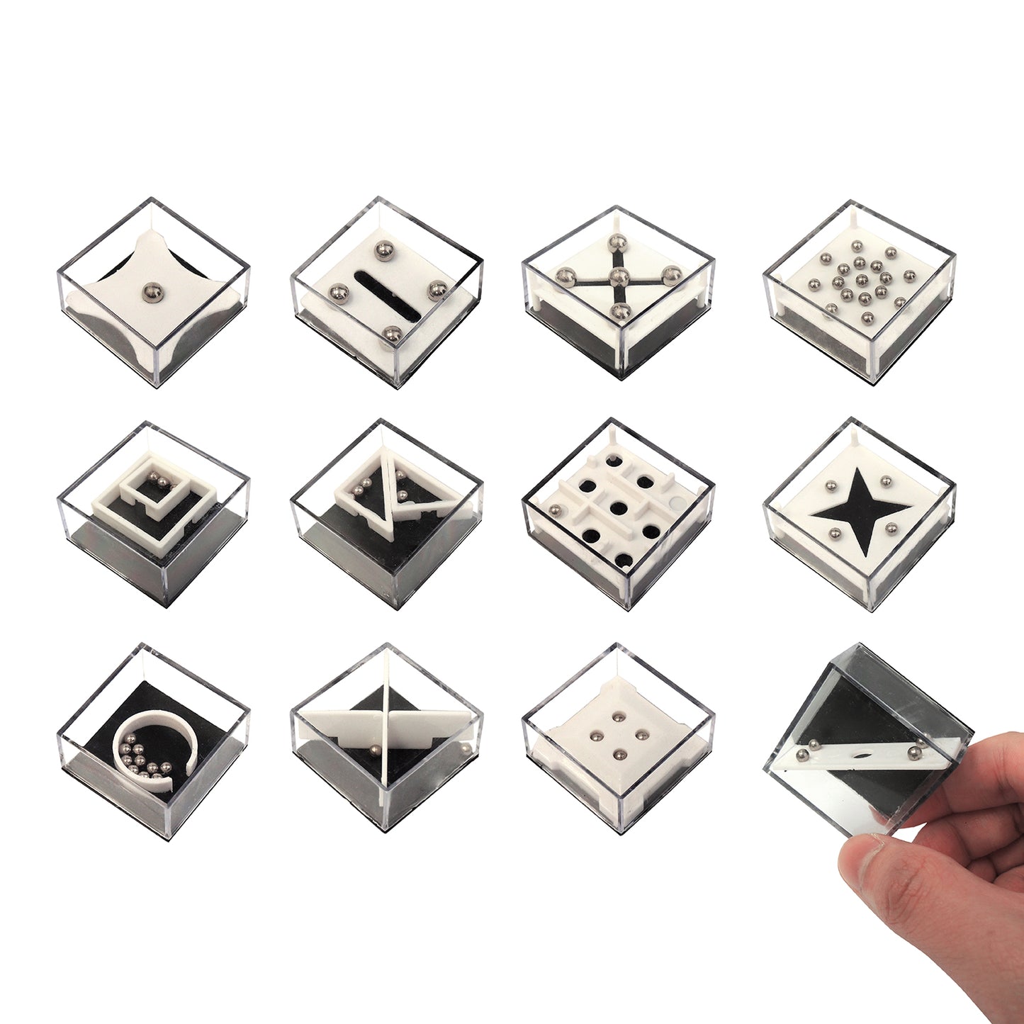 Puzzle Balance Game in 65mm capsule