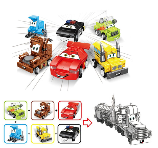 Brick Car in 63x70mm capsule