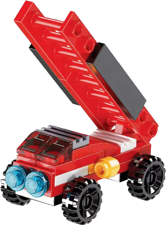 Fireman brick in 63x70mm capsule