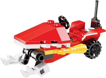 Fireman brick in 63x70mm capsule