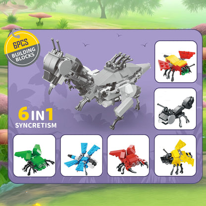 Brick insect 6pc capsule box(65mm)