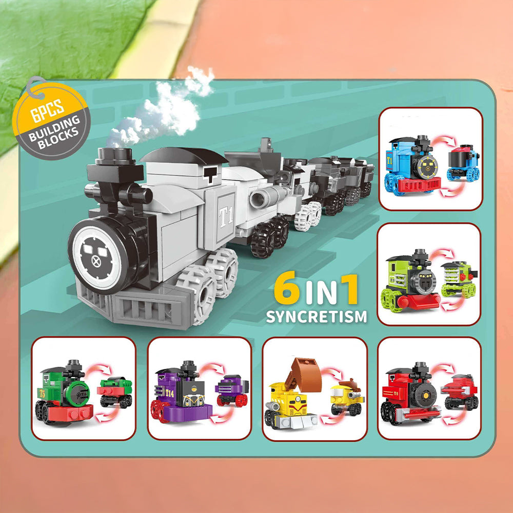 Brick Train 6pc capsule box(65mm)