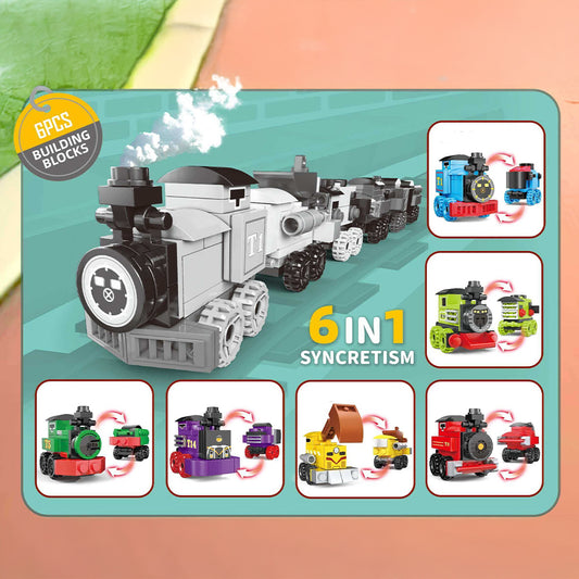 Brick Train 6pc capsule box(65mm)