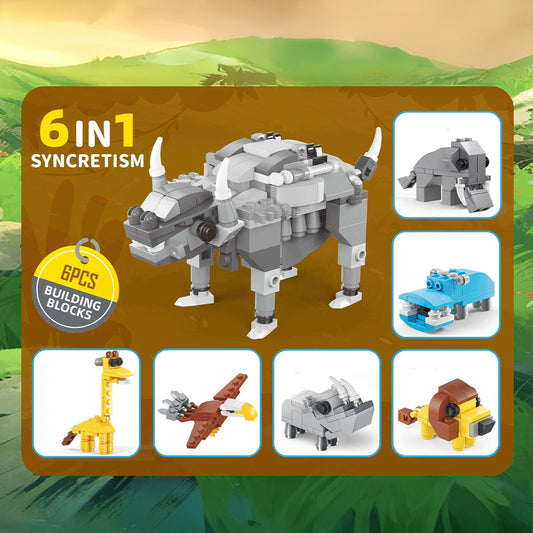 Brick Wild Animal 6pc capsule box(65mm)