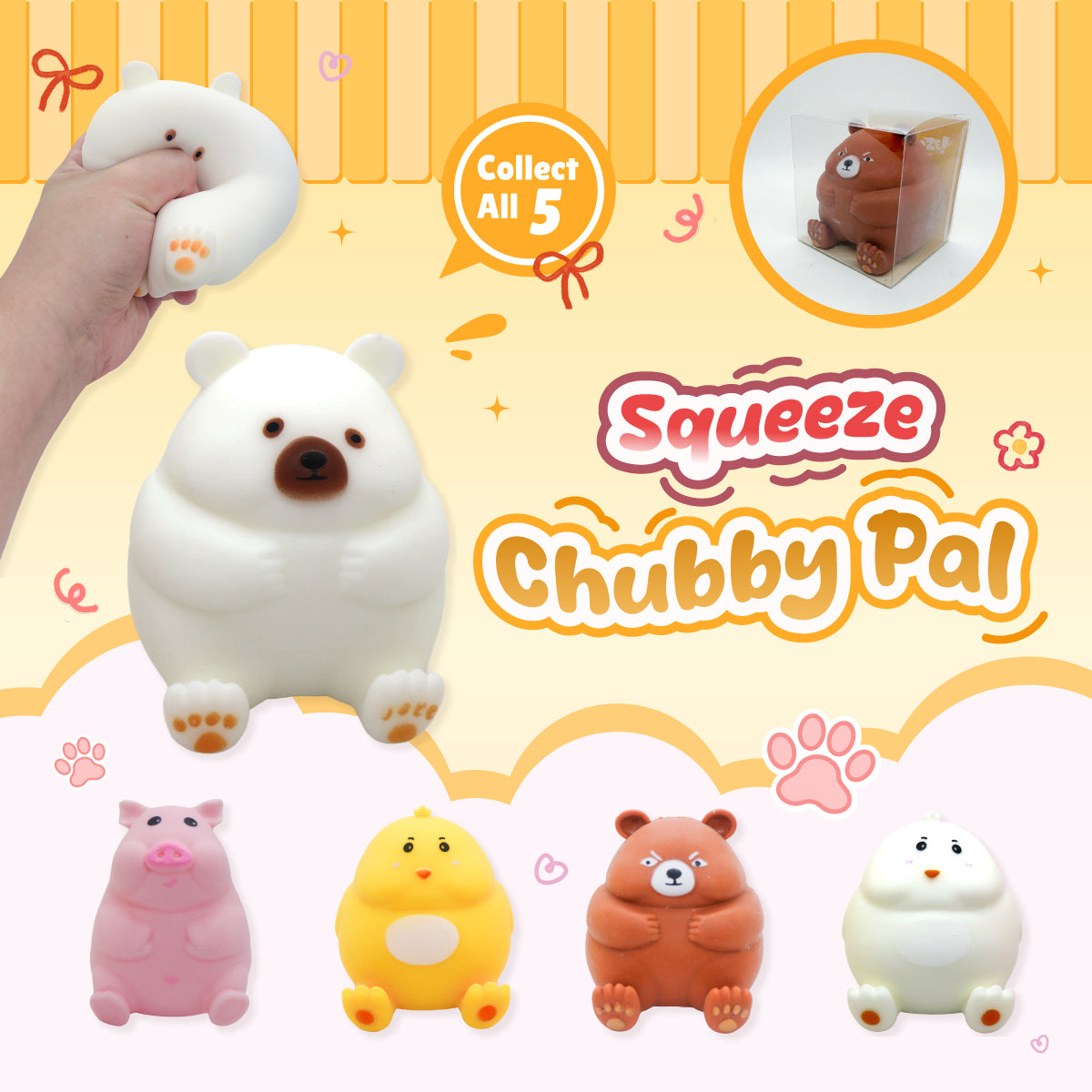 Squeeze Chubby Pal, Squishy Fidget Toys